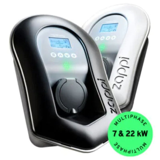 Zappi – Multiphase EV Charger 7kw - 22kw Tethered
