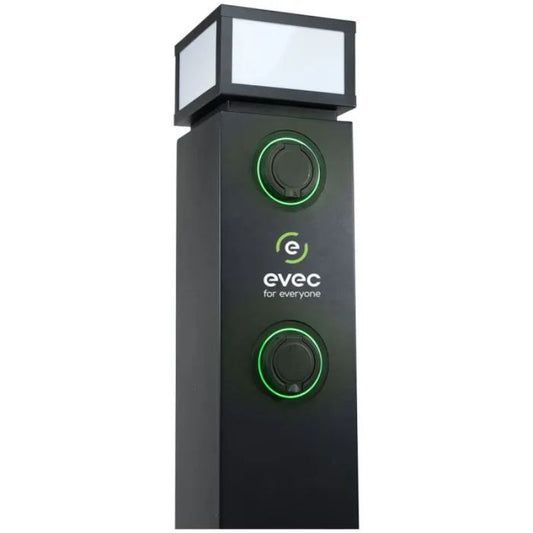 EVEC EV Charger Pedestal 22kW Type 2