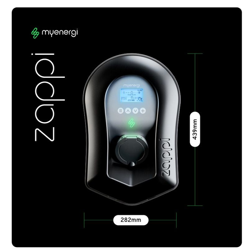 Zappi – Multiphase EV Charger 7kw - 22kw Tethered