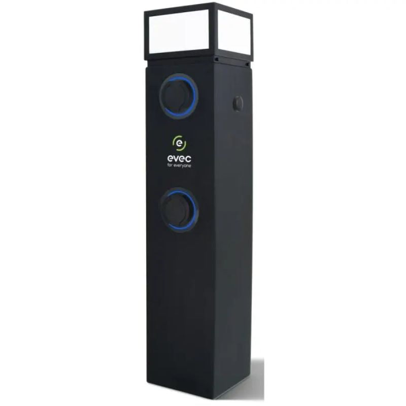 EVEC EV Charger Pedestal 22kW Type 2
