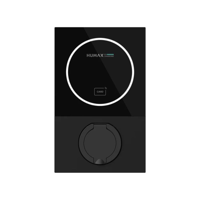 Humax MX7 7.4kW Socketed V2G/V2H Ready EV Charger Black