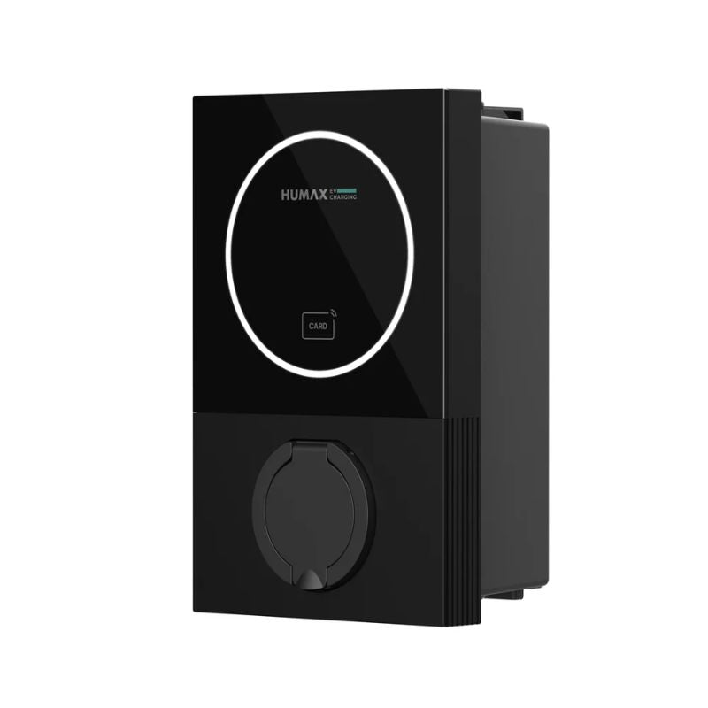 Humax MX7 7.4kW Socketed V2G/V2H Ready EV Charger Black