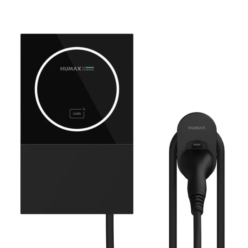 Humax MX7 7.4kW Tethered V2G/V2H Ready EV Charger Black