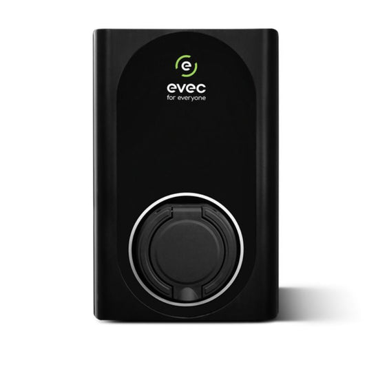 EVEC 22kW Commercial EV Charger, Type 1 & Type 2, Black, Untethered - VEC02