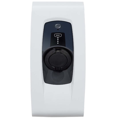 Indra Smart Pro 7.4KW Socketed White EV Charger