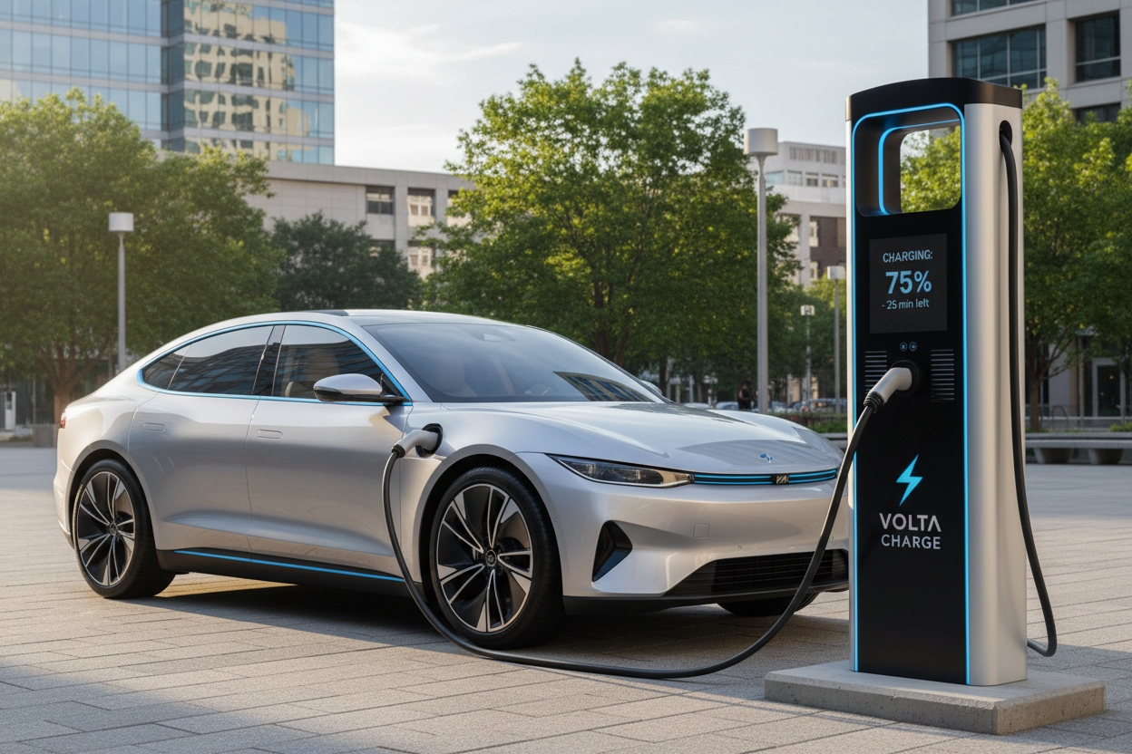 Can you shoe the car plugged into a ev charger?